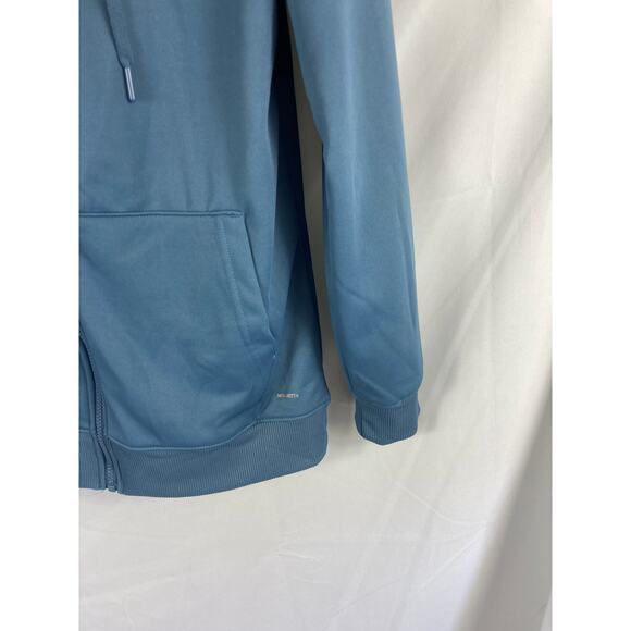 Mondetta Blue Zip Up Athletic Sweatshirt Size Small - Picture 2 of 4